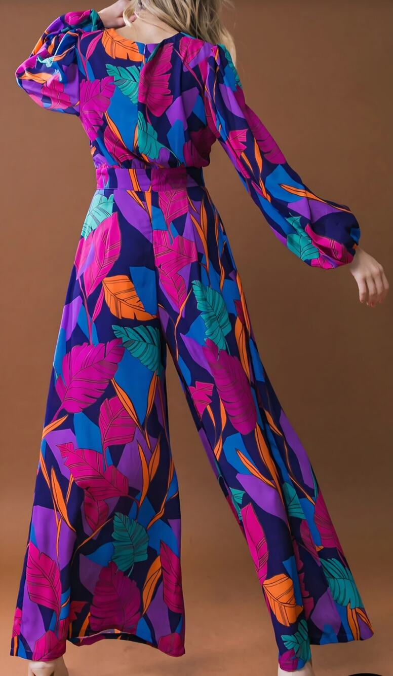 DARE TO TAKE THE WOVEN Flying Tomato Jumpsuit Size L NWOT